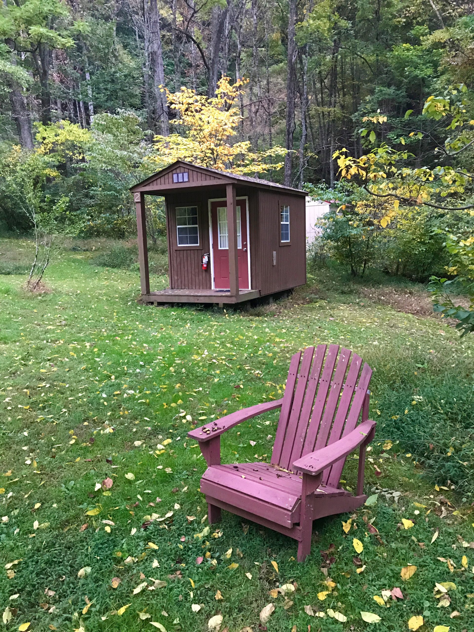Single cabin in the meadow
